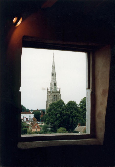 Thaxted Church as viewed from The Windmill