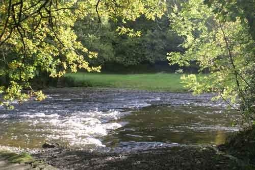 Photograph of River Okement near Okehampton Castle, Devon