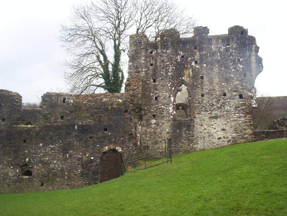 Okehampton Castle in Devon