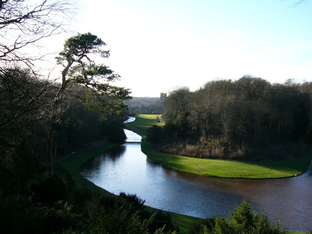 Fountain's Abbey from Anne Boyelin's seat 