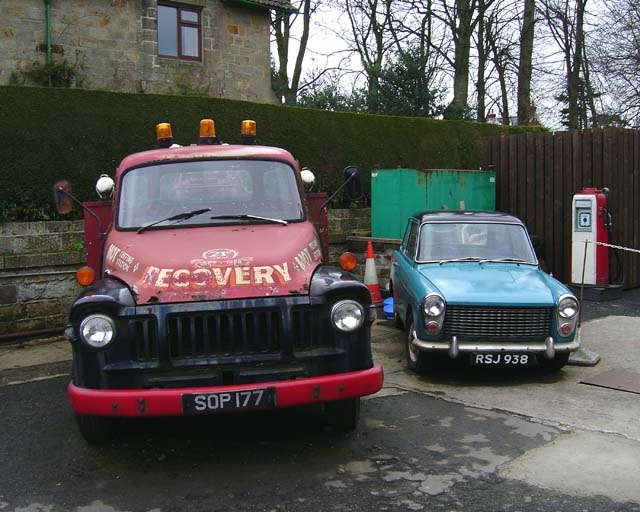 Old Cars in Goathland, North Yorkshire
