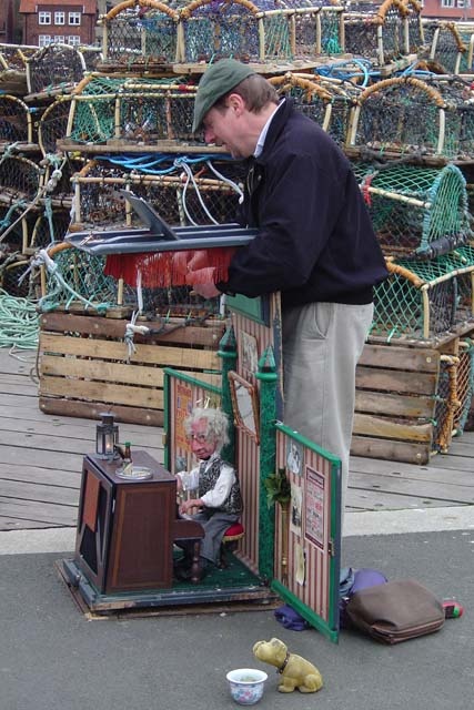 Whitby Busker, Whitby, Yorkshire