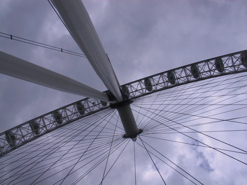 A unique view of the London Eye