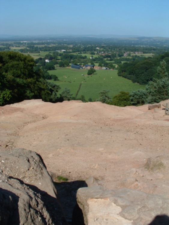 "View from Stormy Point, Alderley Edge, Cheshire" by David Kelavey at