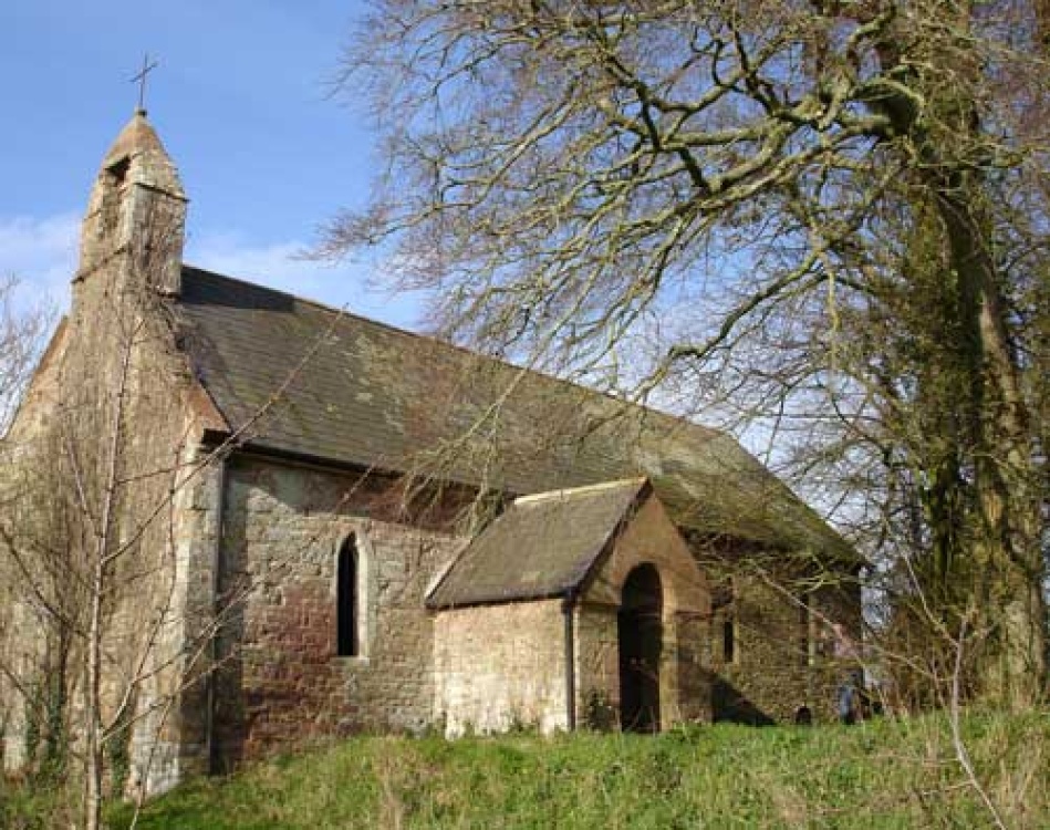 Photograph of An abandoned church at Broadnymett, Devon