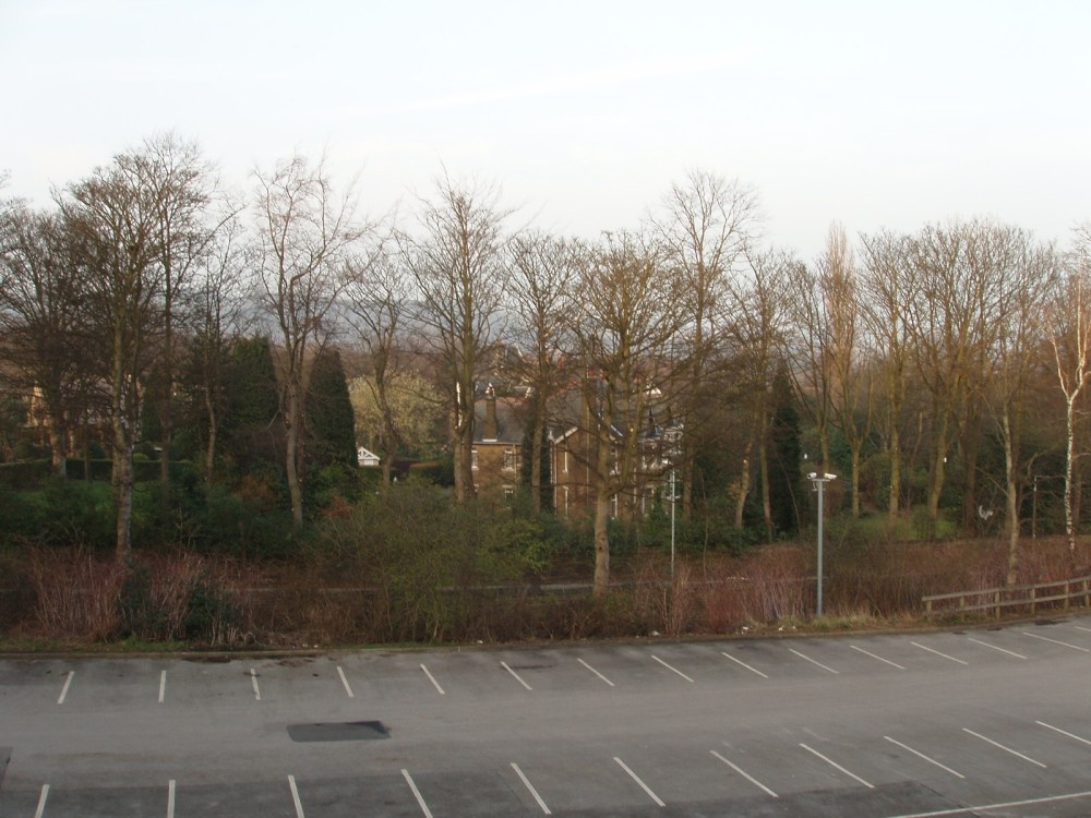 Scene of Huddersfield viewed from HRI