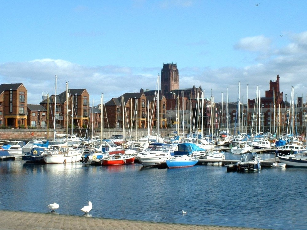 Albert Dock, Liverpool, with Anglican Cathredal