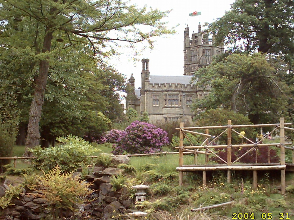 Gardens and House at Margam Country Park, Neath Port Talbot, Wales photo by Cenydd Phillips
