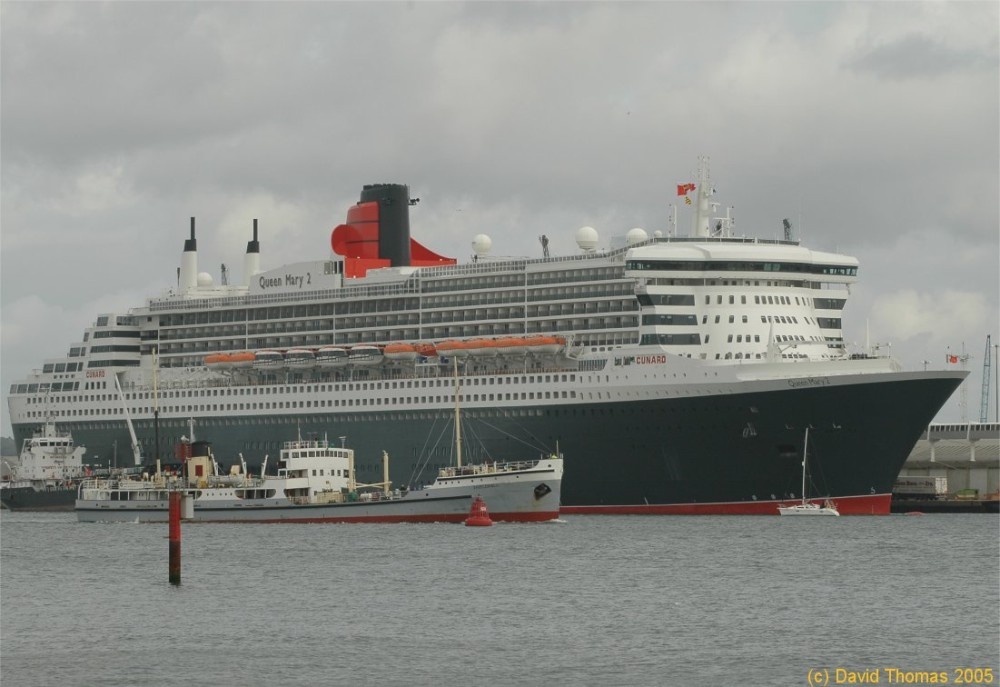 Queen Mary 2 at Southampton