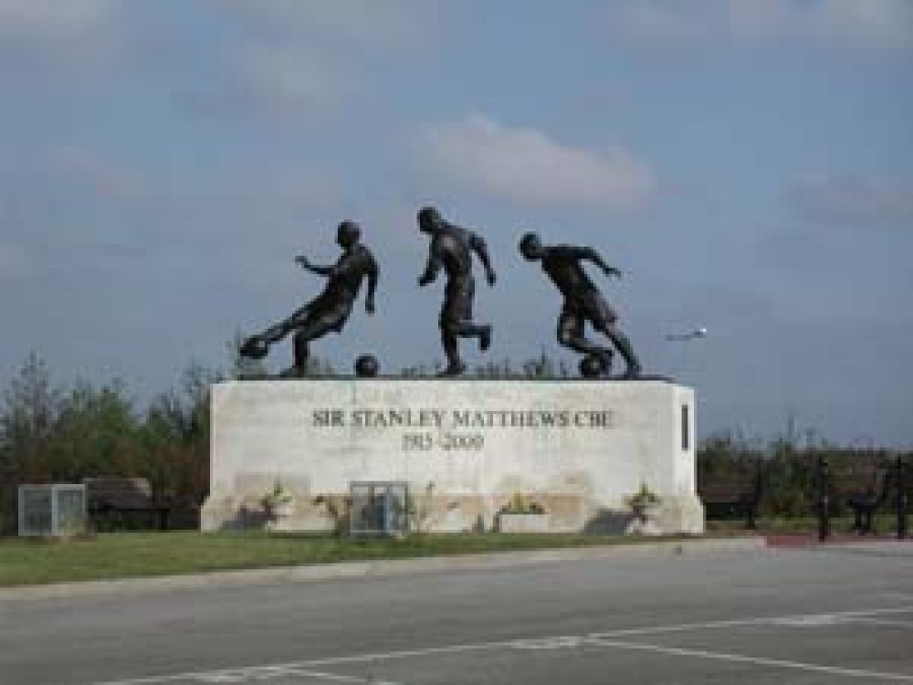 Sir Stanley Matthews Statue