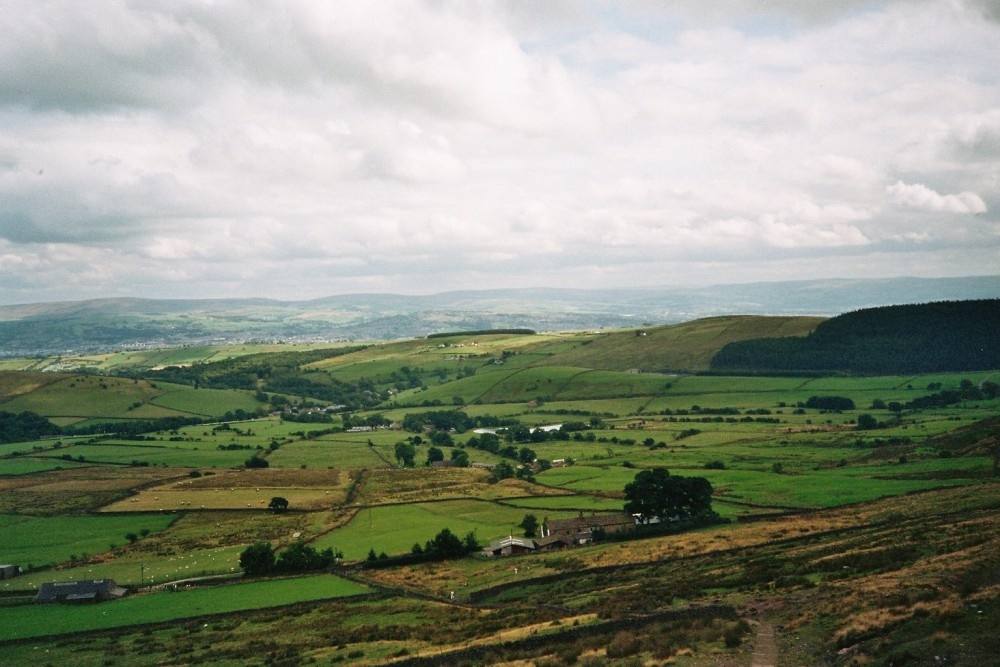 View of Barley from Pendle Hill