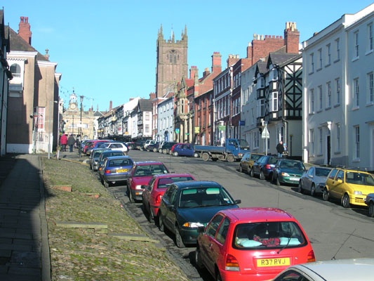 Broad Street and Butter Cross, Ludlow