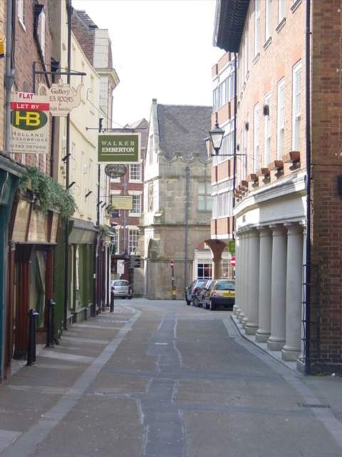 A street in Shrewsbury
