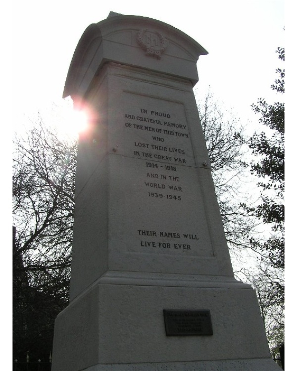War Memorial, Gainsborough, Lincolnshire