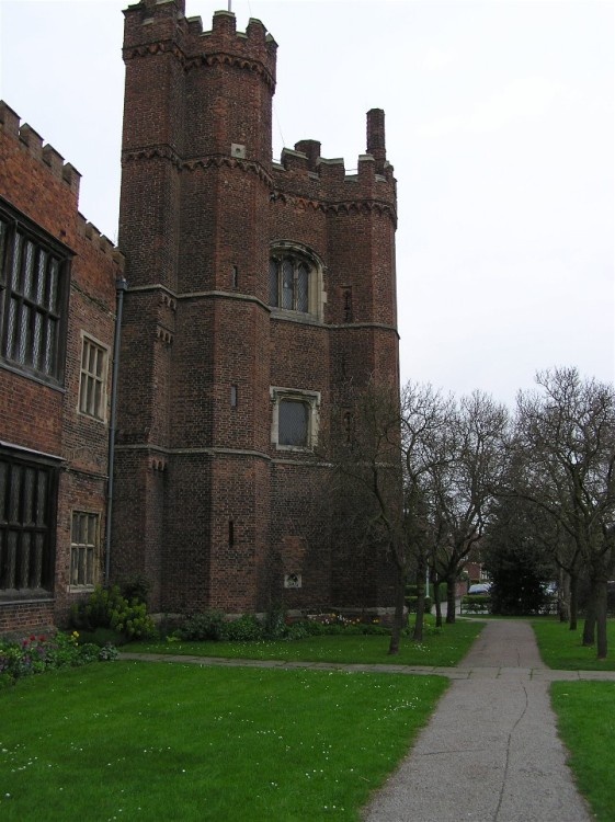 Gainsborough Old Hall. The brick tower