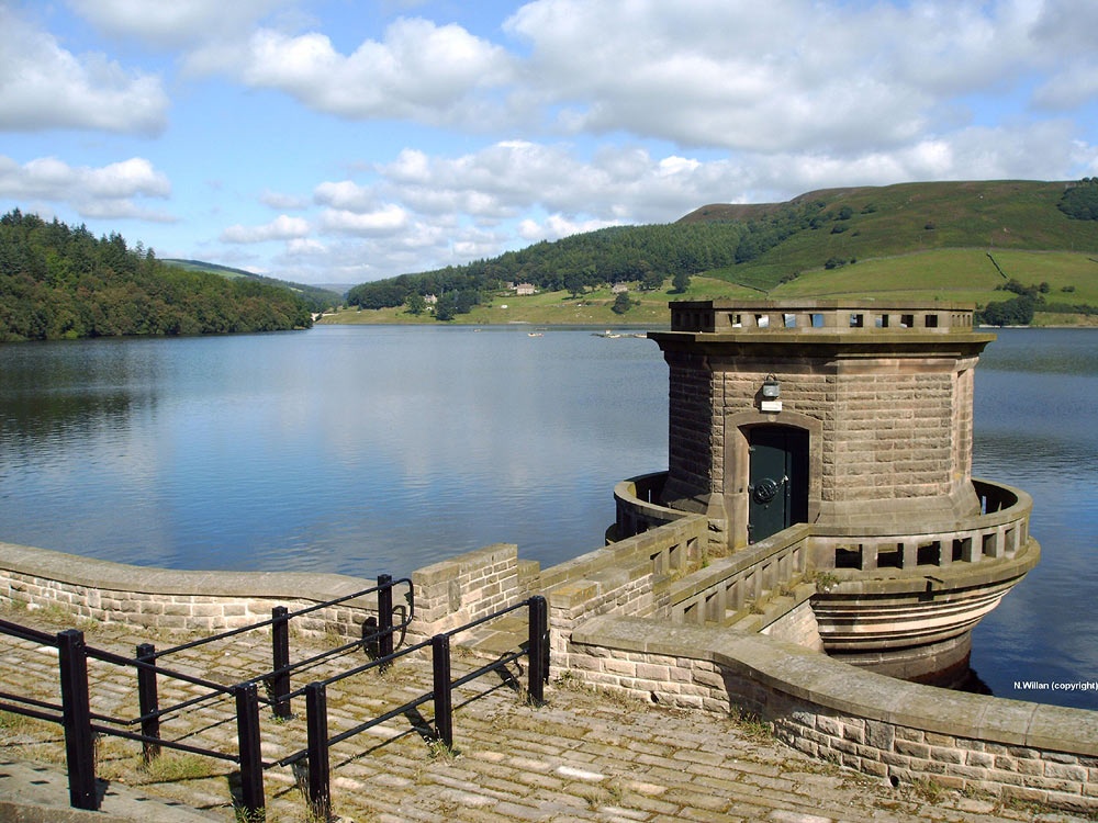 Taken from the South dam looking across Ladybower Reservoir