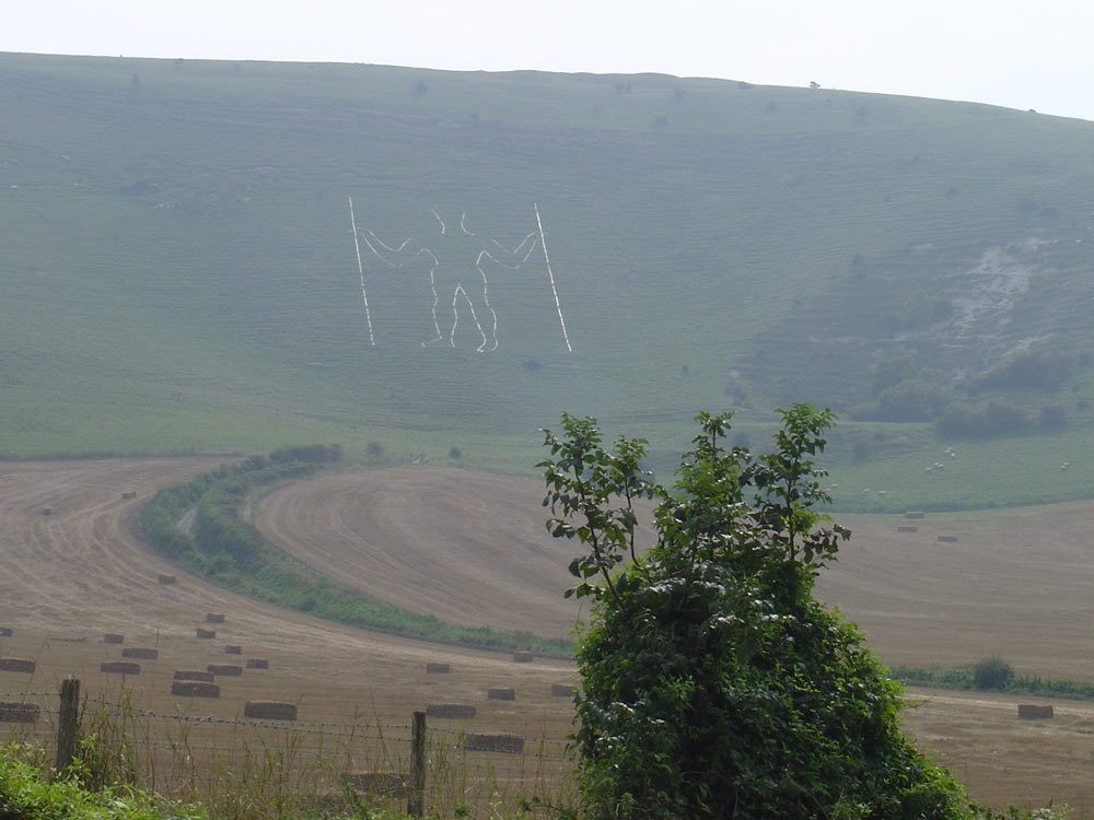 The Long Man, Wilmington, East Sussex photo by lucsa