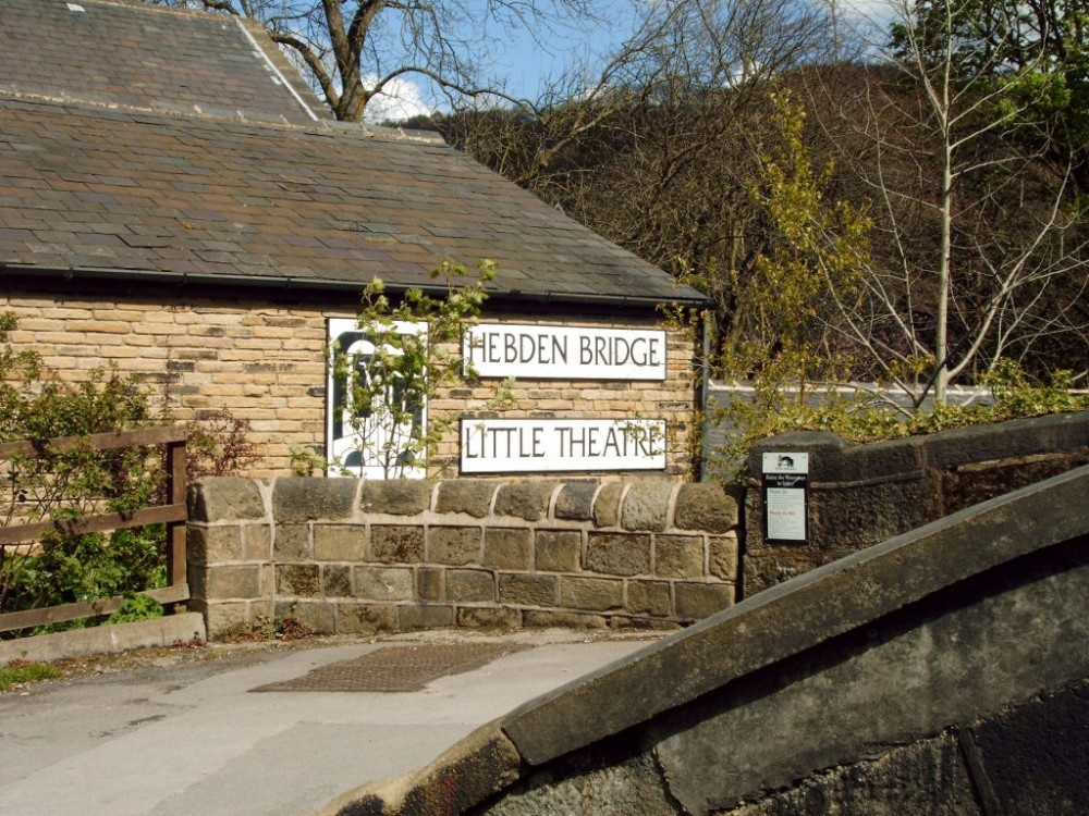 The Little Theatre, viewed from the Rochdale Canal, Hebden Bridge