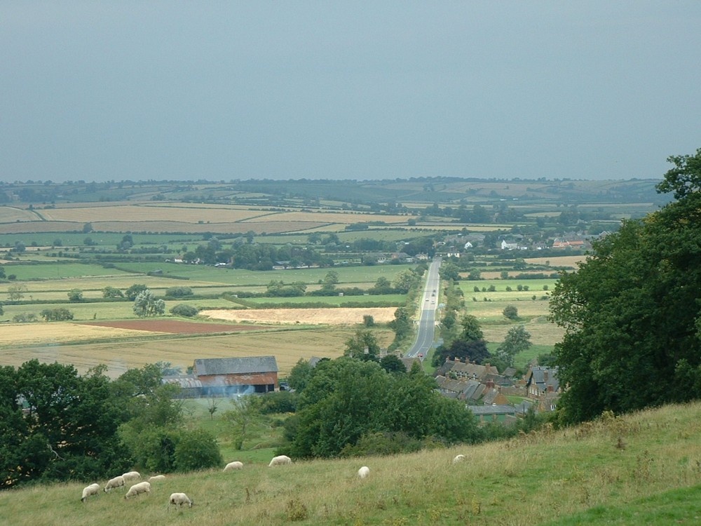 View from Rockingham Castle, Corby, Northamptonshire