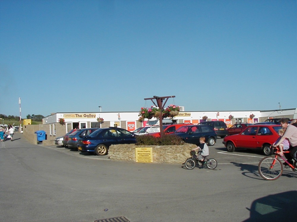 The shops at Freshwater Beach Caravan Park, Dorset