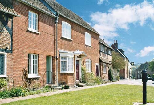 View from St James' towards the Golden Lion pub, Southwick