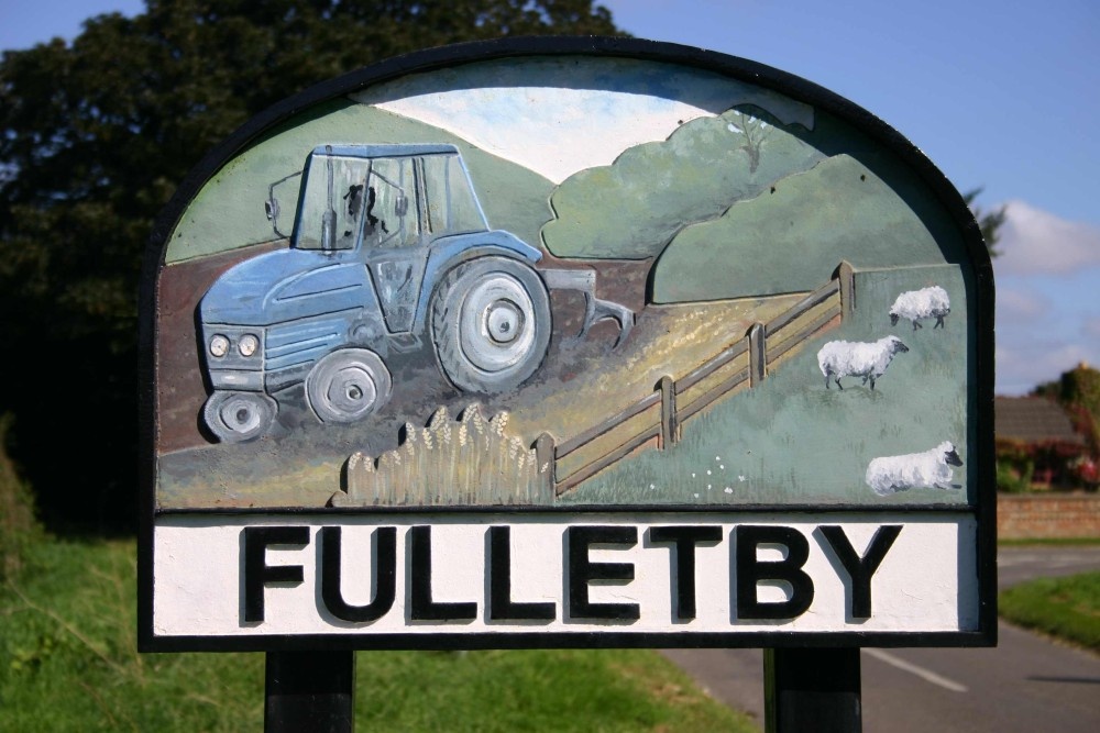 Photograph of Fulletby village sign