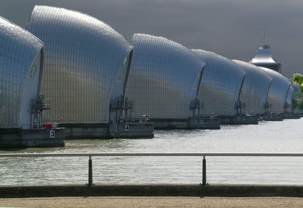 Photograph of Thames Barrier, Silvertown
