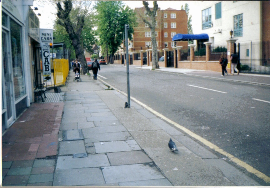 Photograph of Kilburn, Middelsex, London.-pigions and all.