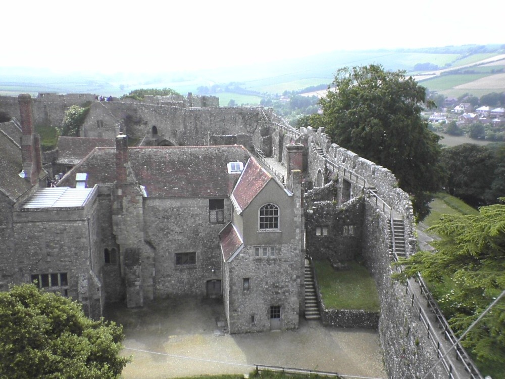 Carisbrooke Castle, Newport, on the Isle of Wight