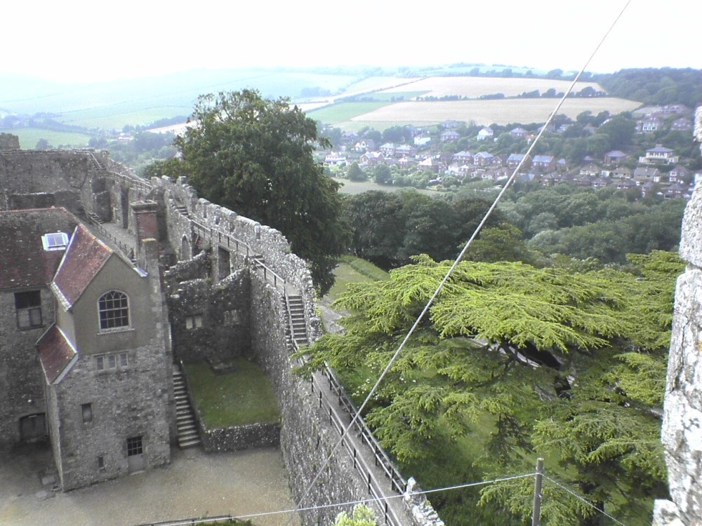 Carisbrooke Castle, on the Isle of Wight photo by Paul Barker