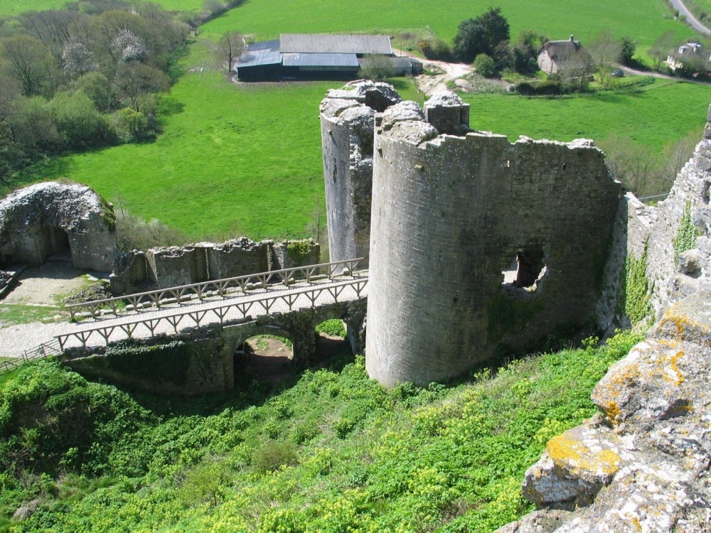 Corfe Castle on Purbeck Island, Dorset