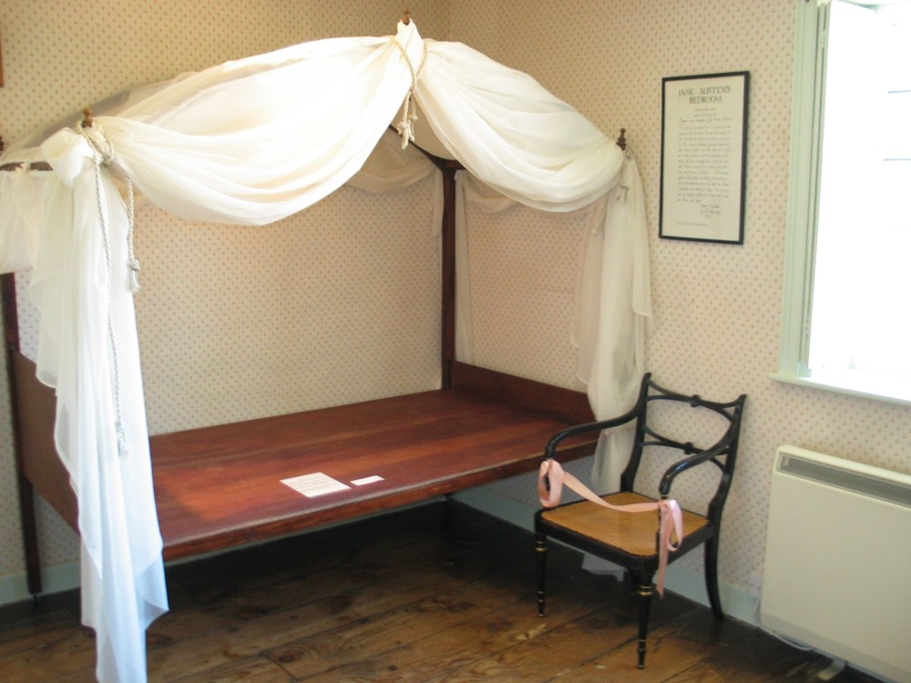 Jane Austin's bedroom in Chawton, Hampshire