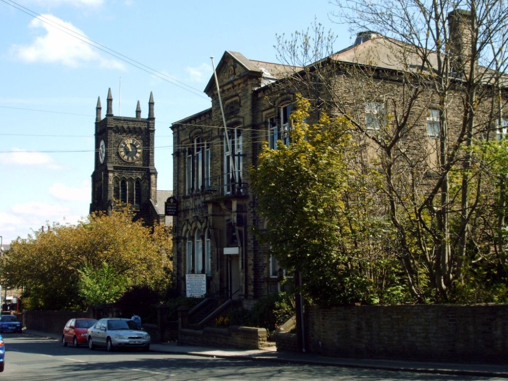 Church and Liberal Club, Farsley, West Yorkshire