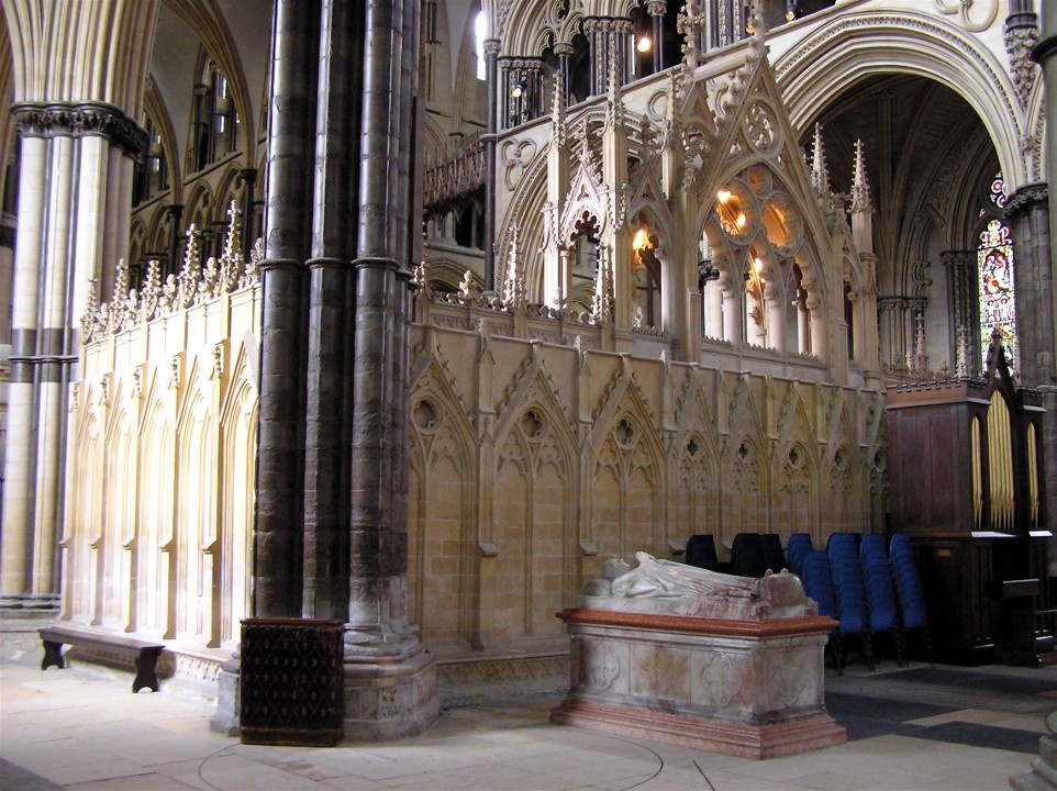 Lincoln Cathedral - the Sanctuary, viewed from the Angel Choir