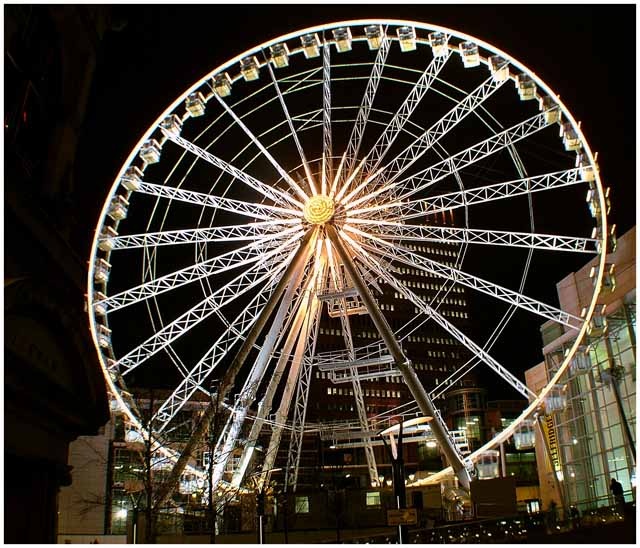 The Big Wheel at Night