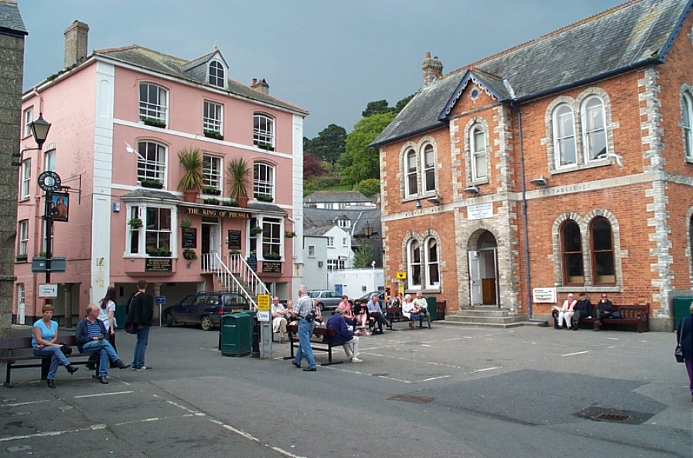The King of Prussia Pub & Union Hall in Fowey, Cornwall