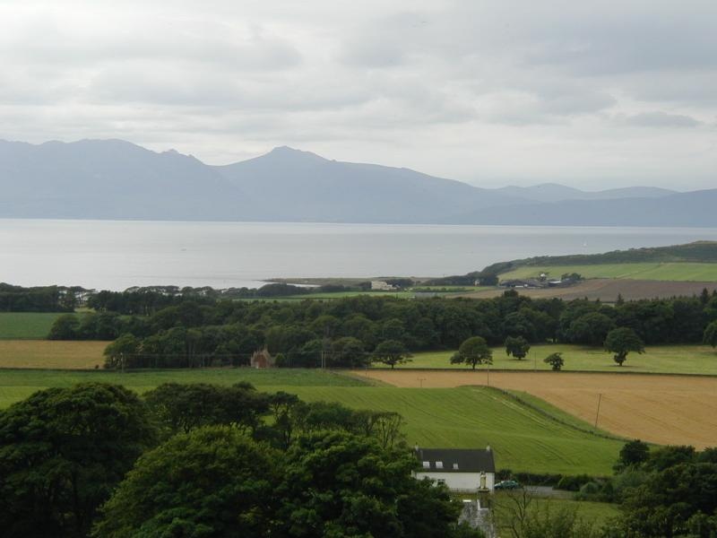 Photograph of Arran from West Kilbride
