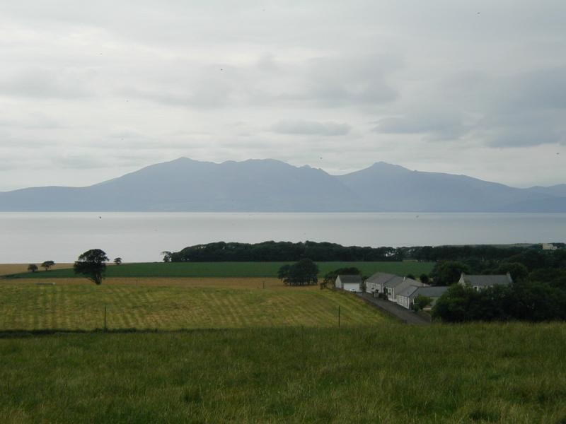Photograph of Arran from West Kilbride