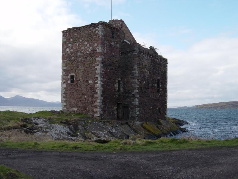 Photograph of Portencross castle, near West Kilbride