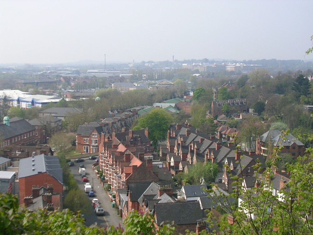 Town of Nottingham (view from the castle) photo by Grant Stevenson