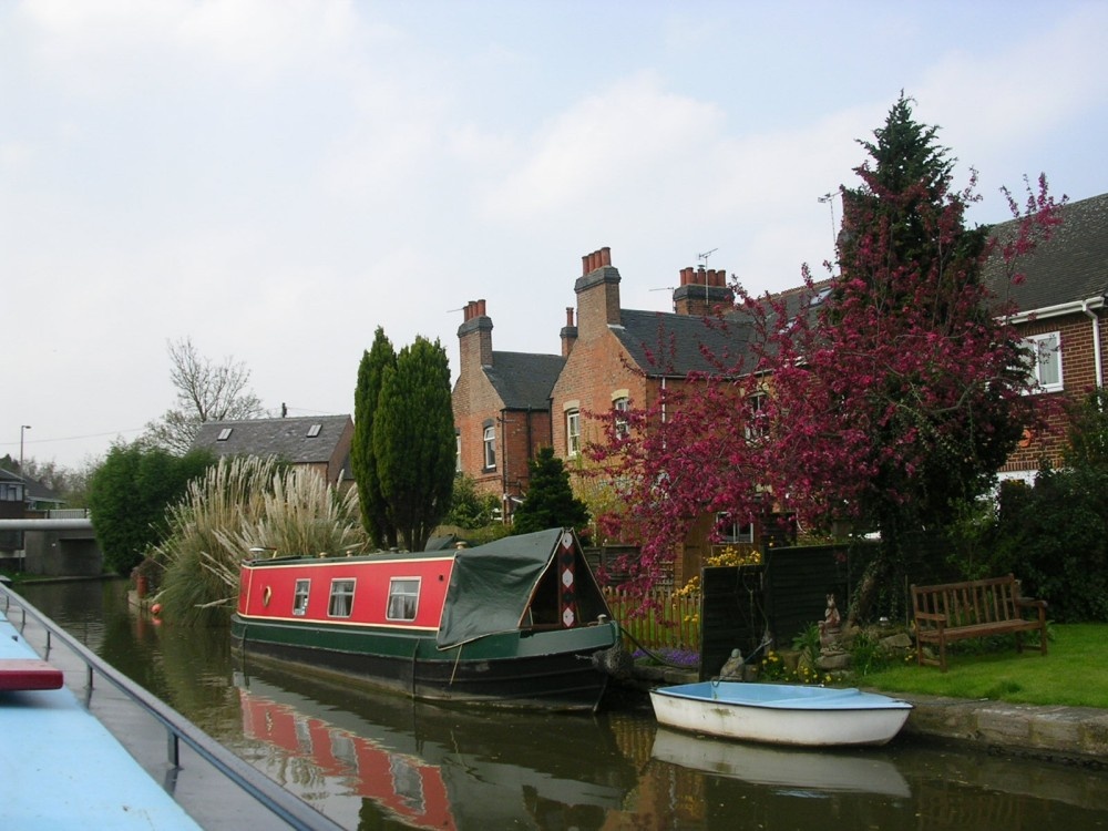 Photograph of Narrowboat and Canal, Shardlow
