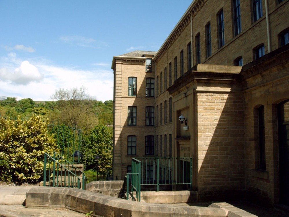 Photograph of Offices of Bradford Health Authority, Saltaire Mills, Saltaire, Bradford West Yorkshire.