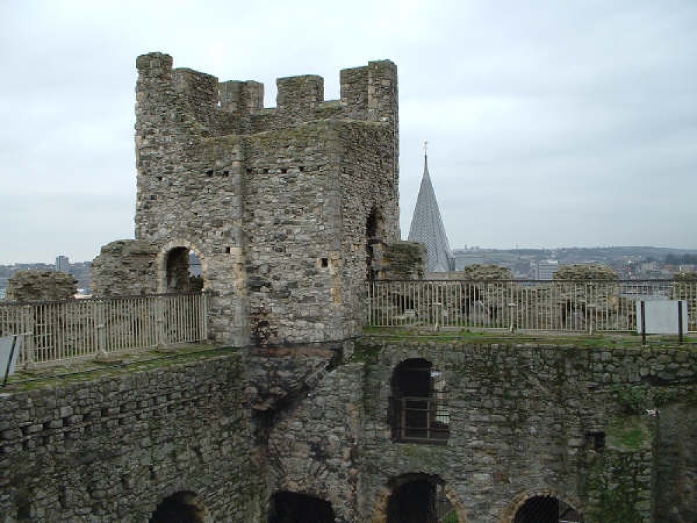 Top of Rochester Castle, Northumberland