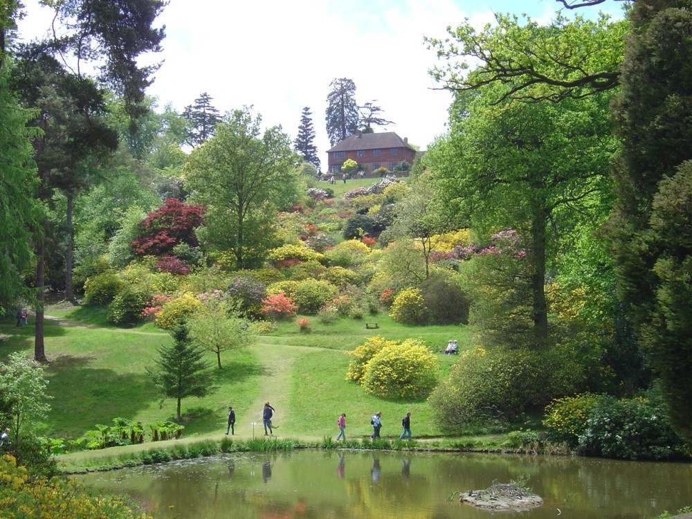 View to the Garden Café on Leonardslee Garden