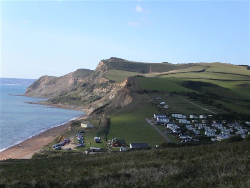On the coastal walk between West Bay and Charmouth, Dorset