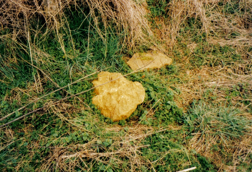 Photograph of Wroxton, Oxfordshire. Some Iron-stone. It was once mined in this town in the famouse Wroxton mine.