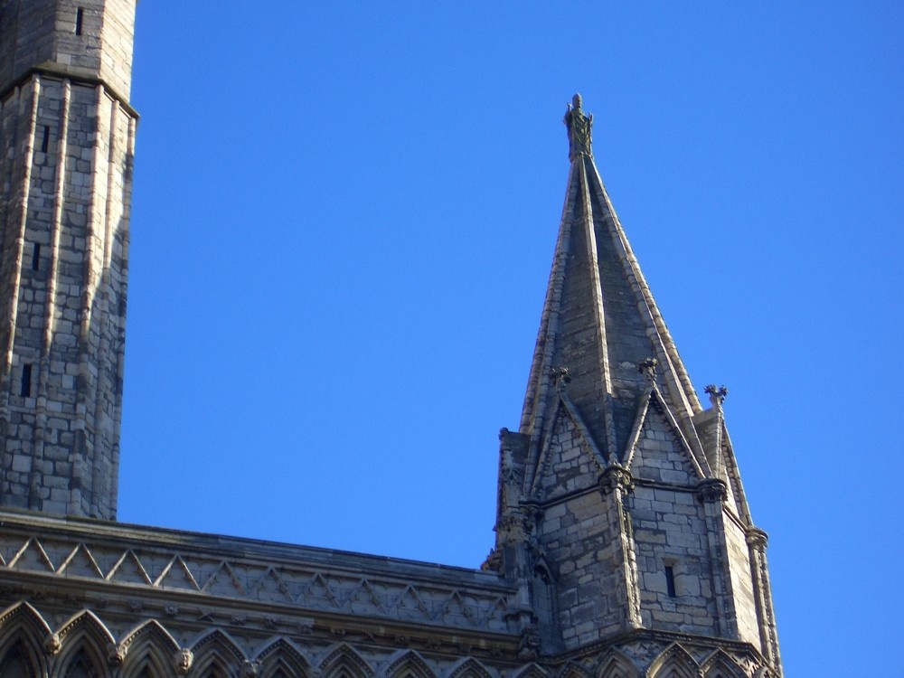 Bishop Hugh on Lincoln Cathedral.