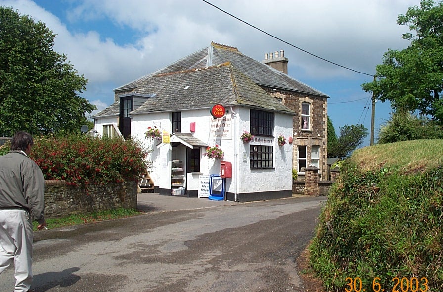 Shop & Post Office at St. Tudy, Cornwall