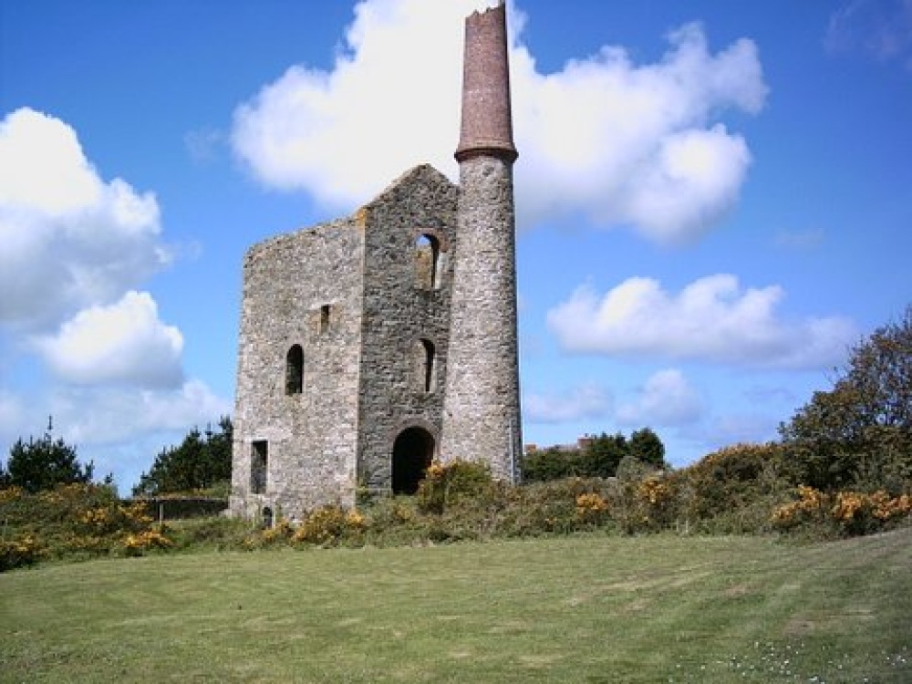 Wheal Amelia. Tin and Coppermine, Carnmarth Nr Redruth, Cornwall