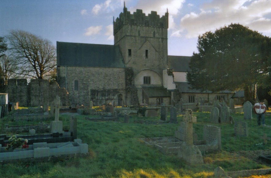 Priory church, Ogmore, South wales uk